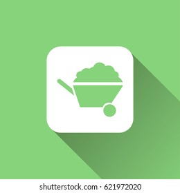 simple Wheelbarrow icon