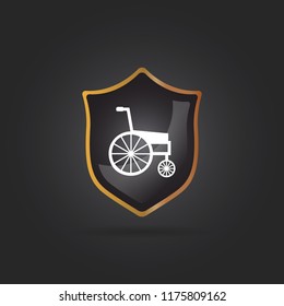 simple wheelchair icon