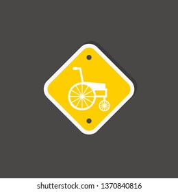 simple wheelchair icon