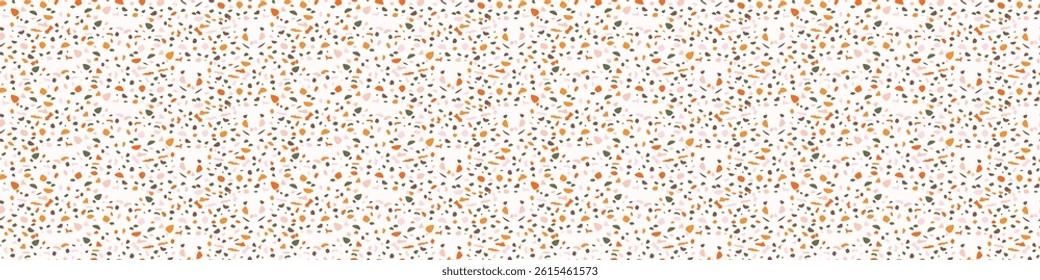 Simple whimsical modern abstract border shape seamless pattern. Trendy pastel color banner with hand drawn playful style for edging trim, wash tape and summer texture ribbon background.