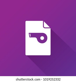 simple whistle icon