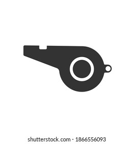 Simple Whistle Vector Design Icon