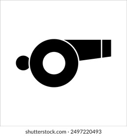 simple whistle vector icon design