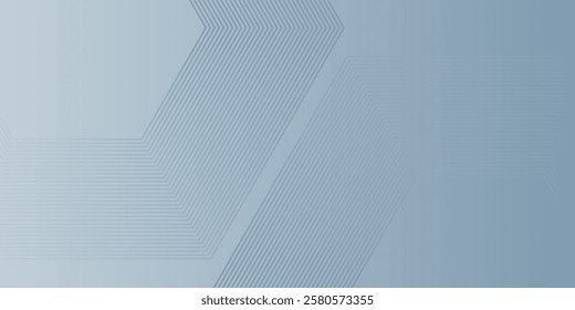 Simple white abstract background with hexagon lines texture design