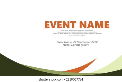 Sencillo fondo blanco abstracto con formas onduladas en tonos pastel. Adecuado para eventos, reuniones, trasfondo e industria.