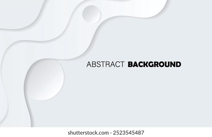Simple White Abstract Background Vector 