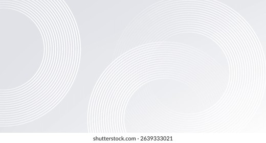 Simple white background with  lines digital future modern abstract