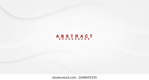 Simple white background with smooth lines in light colors. wave background.
