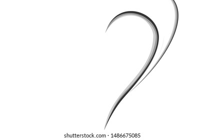 simple white background trend and calm