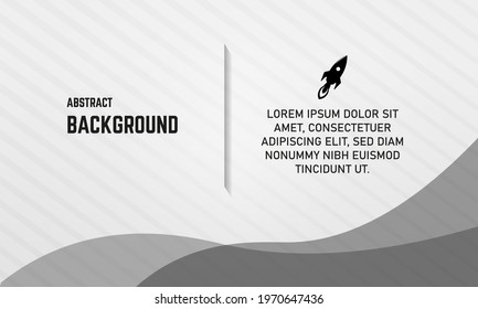 Simple White Business Card Template With Curves
