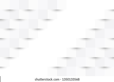simple white geometric abstract background