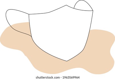 A simple white mask protects against viruses