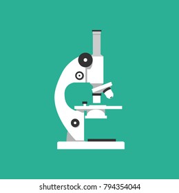 Simple White Microscope Stock Vector (Royalty Free) 794354044 ...