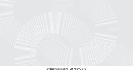 Simple white modern geometric abstract background overlap layer on bright space with lines effect decoration. Modern graphic design element.Eps 10