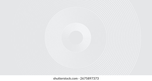 Capa abstracta geométrica moderna blanca simple del traslape del fondo en el espacio brillante con la decoración del efecto de las líneas. Elemento de Diseño gráfico moderno. Eps 10