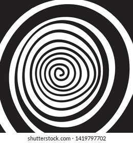 Hypnotic Psychedelic Spiral Background Vector Illustration Stock Vector ...