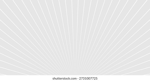 padrão de linha de sunburst branco simples para fundo de cartaz de banner.