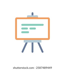 Simple Whiteboard Icon for Study