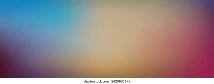 Simple wide banner stunning abstract banner Blue hues pink orange gradients, creating a captivating composition