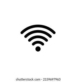 simple wifi icon. line art