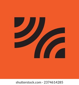 Einfache WiFi-Symbol, Vektorgrafik.
