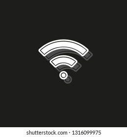 Simple WiFi Vector Icon