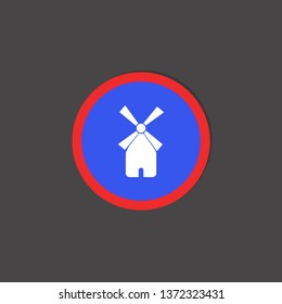 simple Windmill icon