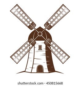 Simple windmill illustration