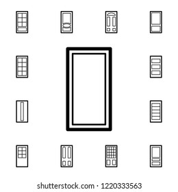 simple window icon. Detailed set of Doors, gates and windows icons. Premium quality graphic design icon. One of the collection icons for websites, web design, mobile app on white background