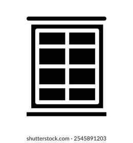 Simple window icon pictogram.window icon ,icon vetor