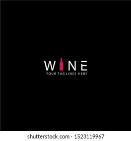 Simple Wine Logo Vector templates
