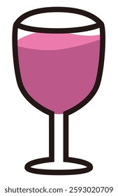 Simple wine vector illustration icon