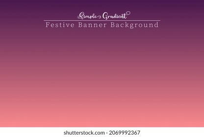 Simple Winter evening color gradient background for your festive design, Creative festival banner for festive season promotion and advertisement.