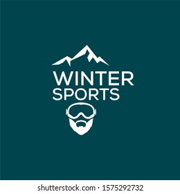 simple winter time vintage logo
