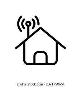 diseño simple de iconos inalámbricos, mejor utilizado para banner, flayer o aplicación web. Curso editable con formato de archivo EPS 10