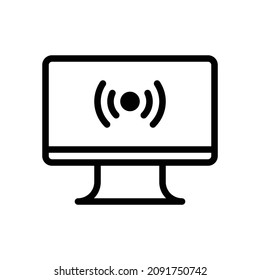 simple wireless icon design, best used for banner, flayer, or web application. Editable stroke with EPS 10 file format