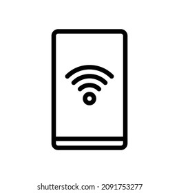 diseño simple de iconos inalámbricos, mejor utilizado para banner, flayer o aplicación web. Curso editable con formato de archivo EPS 10