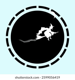 simple witch icon, vectors illustration