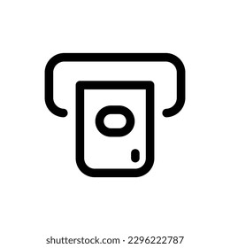 Simple Withdraw icon. The icon can be used for websites, print templates, presentation templates, illustrations, etc