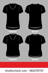Simple women's jerseys. Casual clothes. colored Black