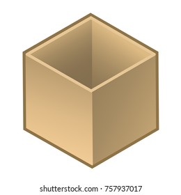 Simple wooden box
