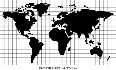 Simple world map