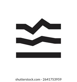 Simple wrinkle free icon vector symbol