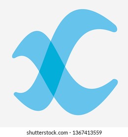 Simple X Symbol Logo Icon Vector