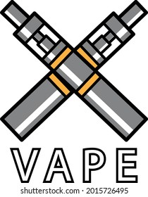 einfache X-Dampf-Icon-Illustration