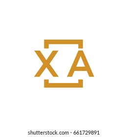 Simple XA initial Logo designs template vector illustration