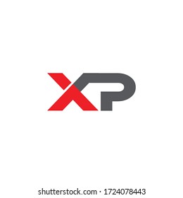 Simple xp letter or font logo Design 