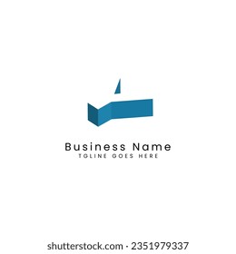 Logotipo Y Letter simple en diseño 3d. Ilustración vectorial creativa Alfabeto Y con forma tipográfica