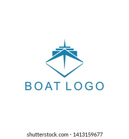 Simple Yacht Vector Logo Design