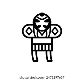 A Simple Yakko Kite Illustration